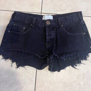 Black low waist One Teaspoon Bonitas.